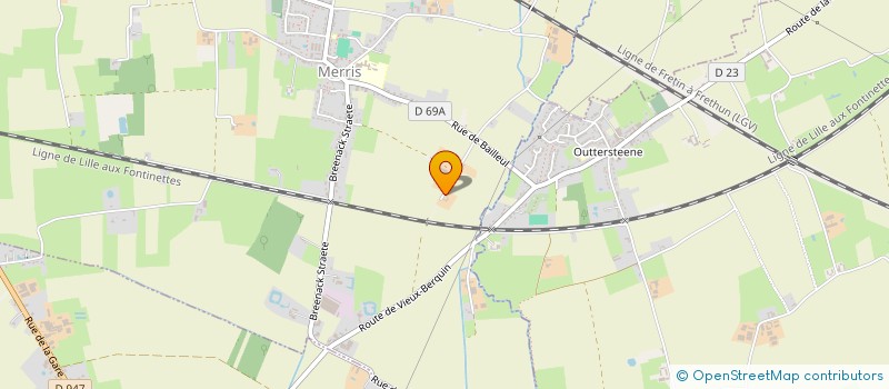 localisation de l'entreprise LES DEUX TILLEULS  MERRIS