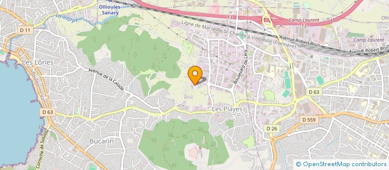 localisation de l'entreprise LES DEUX TOQUES à SIX-FOURS-LES-PLAGES