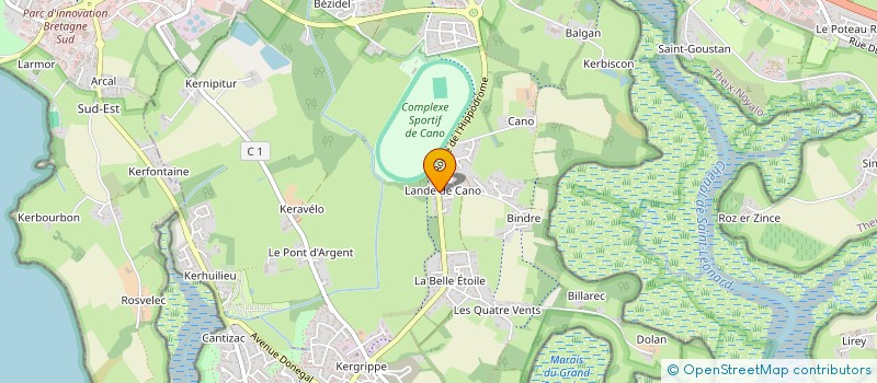 localisation de l'entreprise LES DEUX TOUCANS  SENE