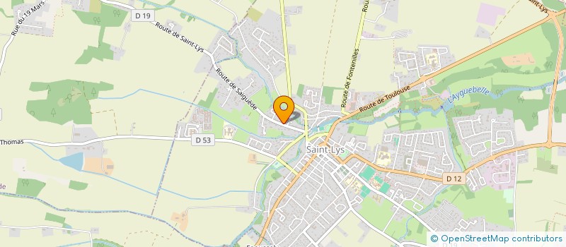 localisation de l'entreprise LES DEUX TOURS  SAINT-LYS