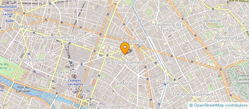 localisation de l'entreprise LES DEUX TY  PARIS