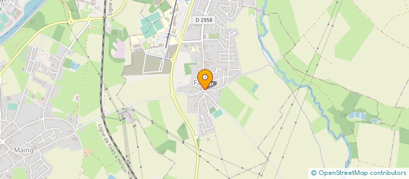 localisation de l'entreprise LES DEUX VALLEES  FAMARS