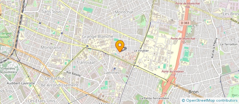 localisation de l'entreprise LES DEUX VILLAS à LYON