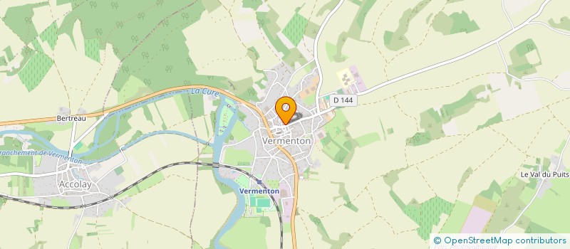 localisation de l'entreprise LES DEV' DU SAMEDI à VERMENTON