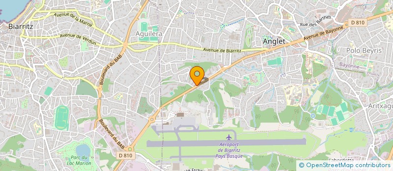 localisation de l'entreprise LES DEVELOPPEMENTS DURABLES à ANGLET