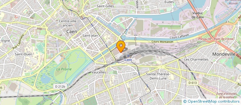localisation de l'entreprise LES DEVELOPPEURS ASSOCIES à CAEN