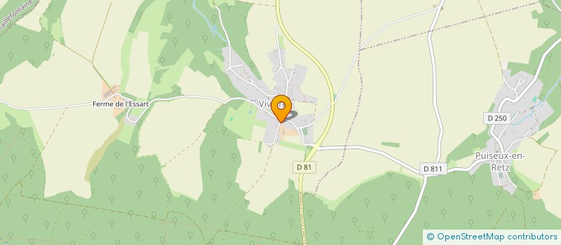 localisation de l'entreprise LES DEVENIRS VISUELS à VIVIERES