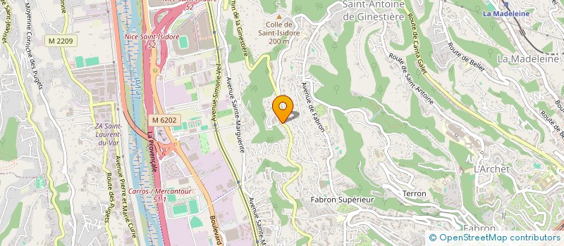 localisation de l'entreprise LES DEVIANTS STUDIO à NICE