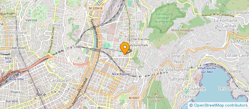 localisation de l'entreprise LES DIABLES BLEUS à NICE