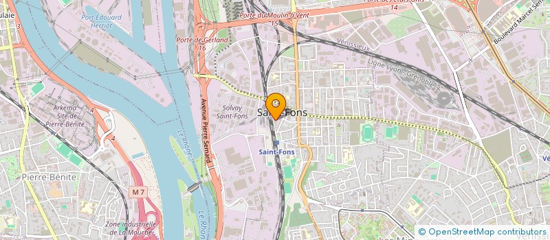 localisation de l'entreprise LES DIABLES RIENT  SAINT-FONS