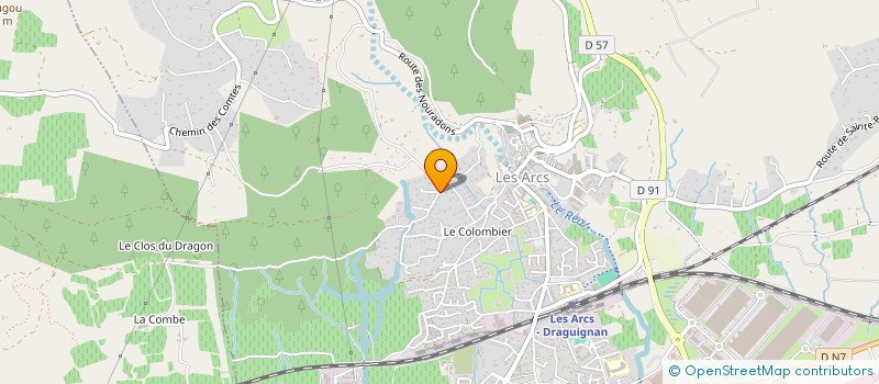 localisation de l'entreprise LES DIABLESSES 83 à LES ARCS