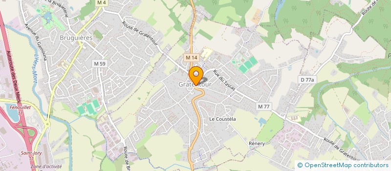localisation de l'entreprise LES DIABLOTINS à GRATENTOUR