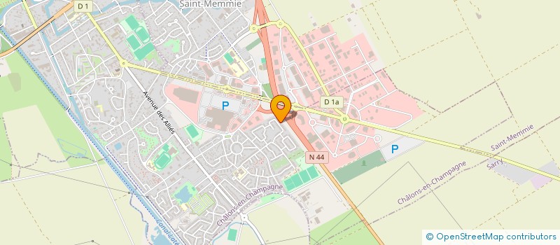 localisation de l'entreprise LES DIABLOTINS à CHALONS-EN-CHAMPAGNE