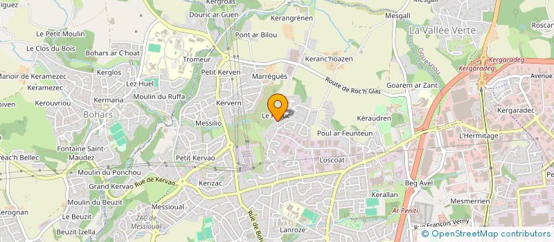 localisation de l'entreprise LES DIABLOTINS à BREST