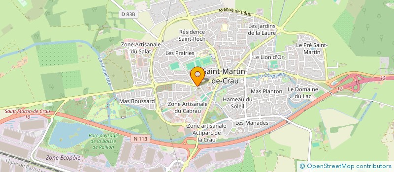 localisation de l'entreprise LES DIABLOTINS à SAINT-MARTIN-DE-CRAU