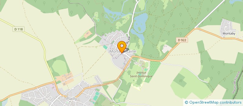 localisation de l'entreprise LES DIABLOTINS & CO  MORTEFONTAINE