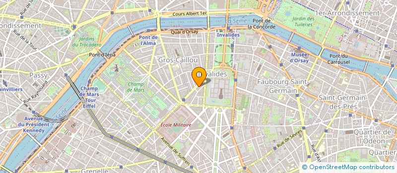 localisation de l'entreprise LES DIAGNOSTICS IMMOBILIERS à PARIS