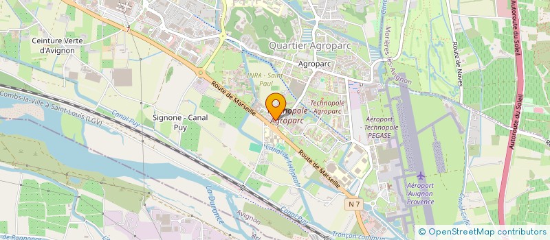localisation de l'entreprise LES DIAGNOSTIQUEURS ASSOCIES à AVIGNON