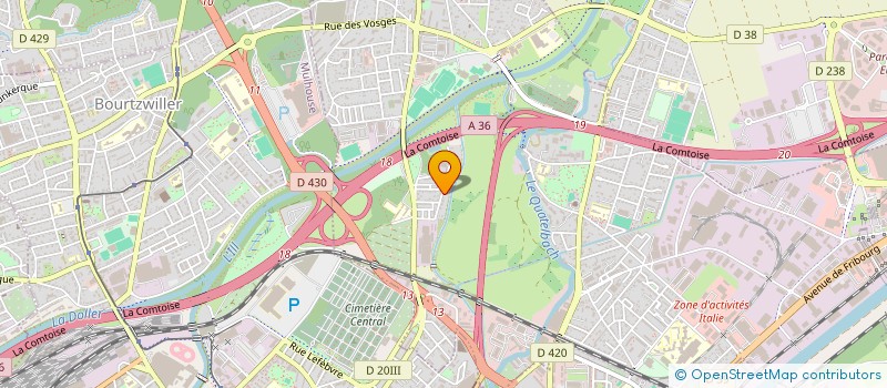 localisation de l'entreprise LES DIAGNOSTIQUEURS ASSOCIES SARL  ILLZACH