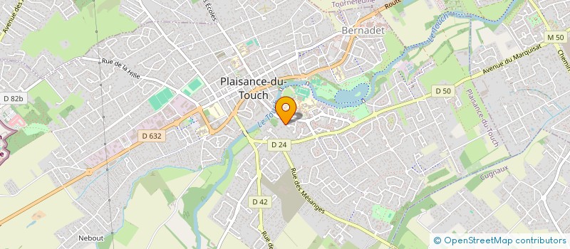 localisation de l'entreprise LES DIAGS DE LA GARONNE à PLAISANCE-DU-TOUCH