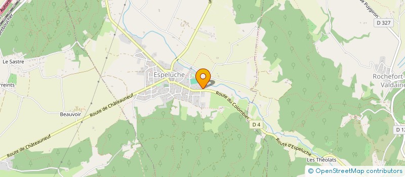 localisation de l'entreprise LES DIAMANDS  ESPELUCHE