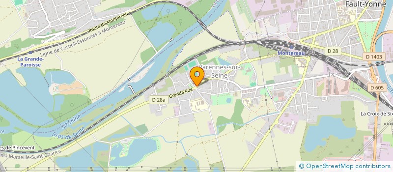 localisation de l'entreprise LES DIAMANTS  LA GRANDE-PAROISSE