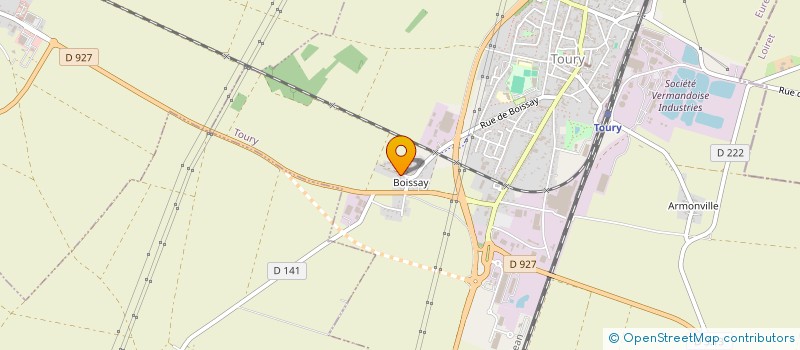 localisation de l'entreprise LES DIAMANTS DE BEAUCE à TOURY