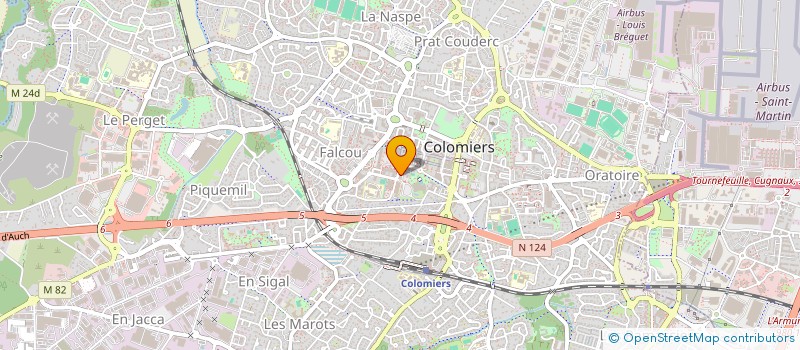 localisation de l'entreprise LES DIAMANTS DE GRAMONT à COLOMIERS