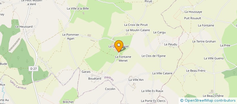 localisation de l'entreprise LES DIAMANTS LIBRES  PLEDRAN