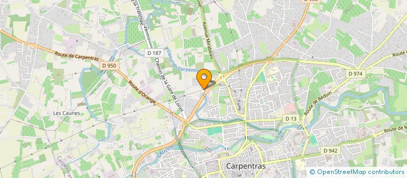 localisation de l'entreprise LES DIAMANTS NOIRS DU VENTOUX à CARPENTRAS