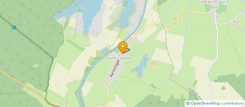 localisation de l'entreprise LES DIANES  DIANE-CAPELLE