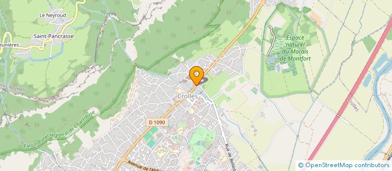 localisation de l'entreprise LES DIDOUS  CROLLES