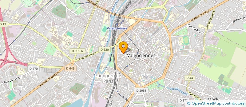 localisation de l'entreprise LES DIEUX DE L ACROPOLE à VALENCIENNES