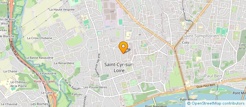 localisation de l'entreprise LES DIGITALES  SAINT-CYR-SUR-LOIRE