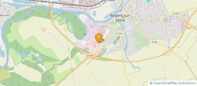 localisation de l'entreprise LES DILIGENCES DE CHAMPAGNE à NOGENT-SUR-SEINE