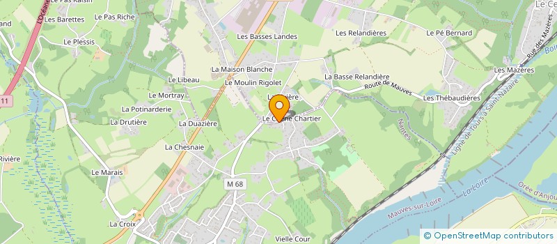 localisation de l'entreprise LES DIMANCHES ACOUSTIQUES  MAUVES-SUR-LOIRE