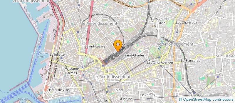 localisation de l'entreprise LES DIMENSIONS à MARSEILLE