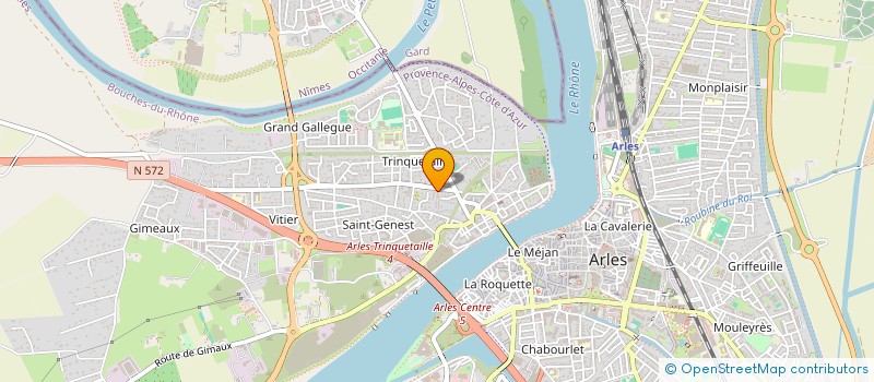 localisation de l'entreprise LES DINAMOTS à ARLES