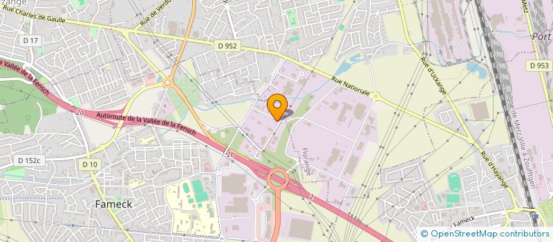 localisation de l'entreprise LES DINANDIERS  FAMECK