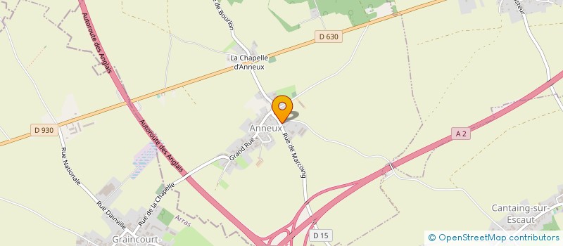 localisation de l'entreprise LES DINDONNIERES DES PEUPLIERS à ANNEUX