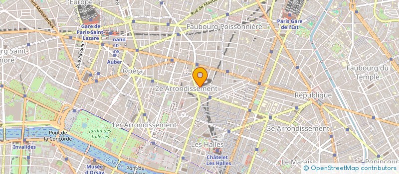localisation de l'entreprise LES DINERS CHICS à PARIS