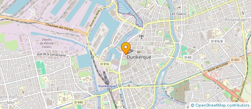 localisation de l'entreprise LES DINGUES'KERQUOIS  DUNKERQUE