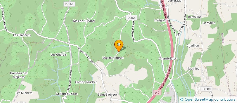 localisation de l'entreprise LES DIONNIERES  CHANTEMERLE-LES-BLES