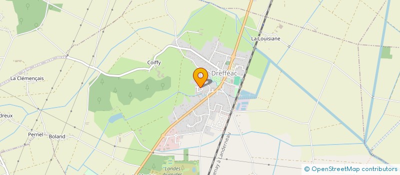 localisation de l'entreprise LES DISQUES EN CHANTIER  DREFFEAC