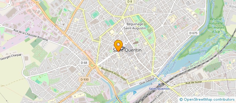 localisation de l'entreprise LES DISQUES KITOURNE à SAINT-QUENTIN