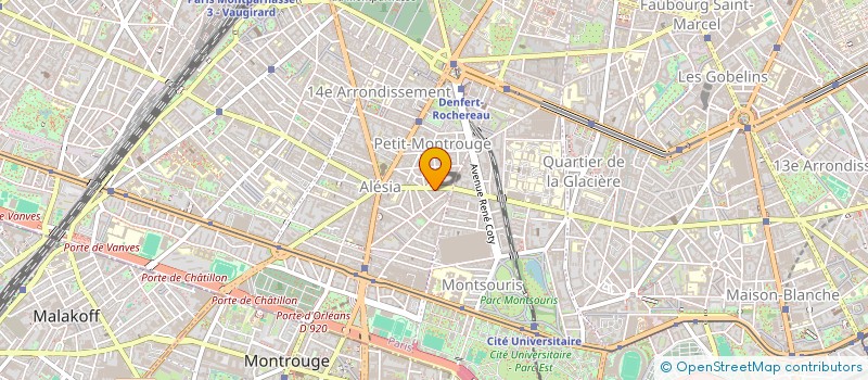 localisation de l'entreprise LES DISQUES MAISON ROUGE SARL  PARIS