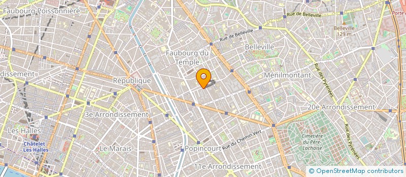 localisation de l'entreprise LES DISQUES POPULAIRES à PARIS