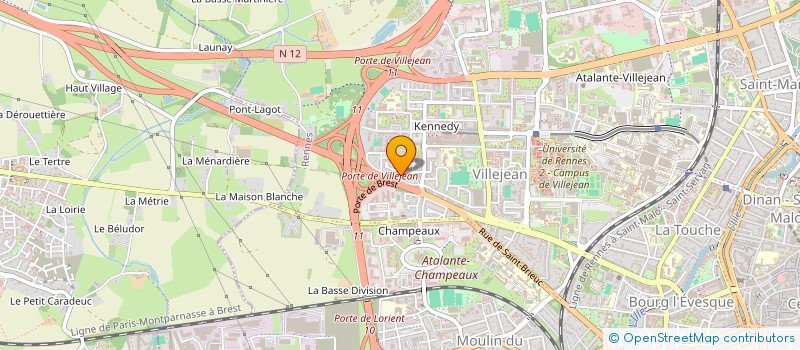 localisation de l'entreprise LES DISSIPE-ES  RENNES