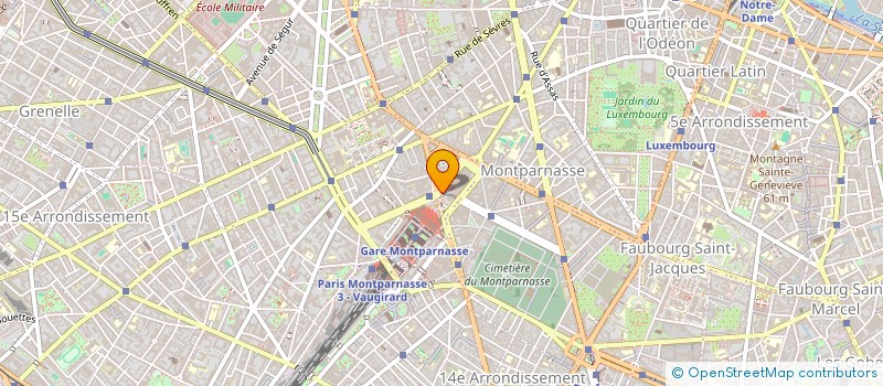 localisation de l'entreprise LES DISTRIBUTEURS ASSOCIES à PARIS