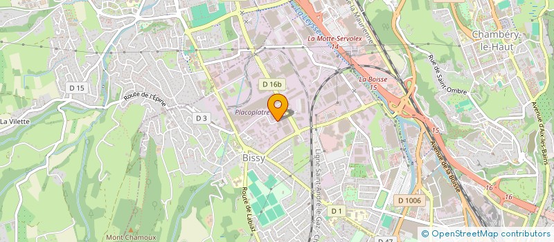 localisation de l'entreprise LES DISTRIBUTEURS DE BOISSONS REUNIS  CHAMBERY